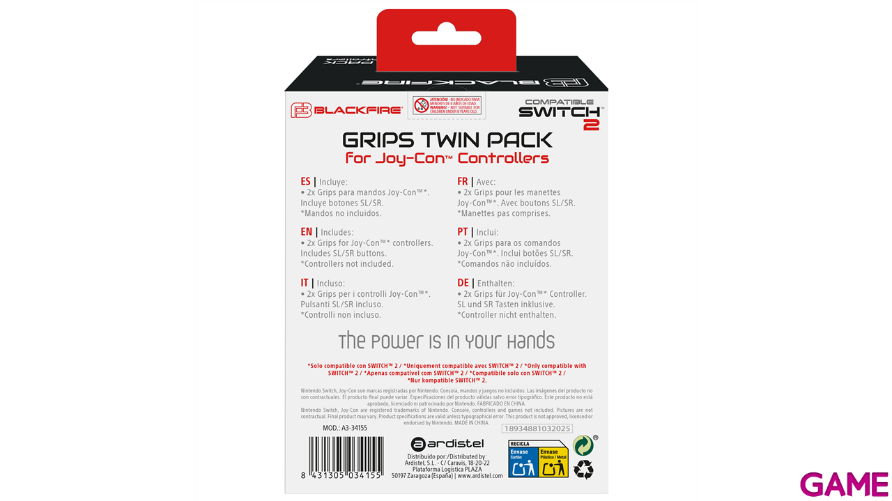 Blackfire Switch2 Joycon Gaming Grips Kit-3