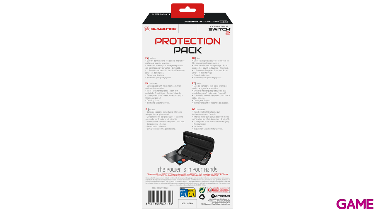 Blackfire Switch2 Fresh Travel Kit 5In1. (Bag, T. Glass, Grips, Cloth)-0