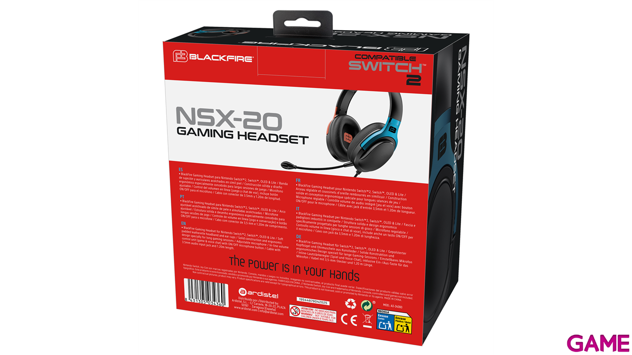 Blackfire Switch2 Gaming Headset NSX-20-5