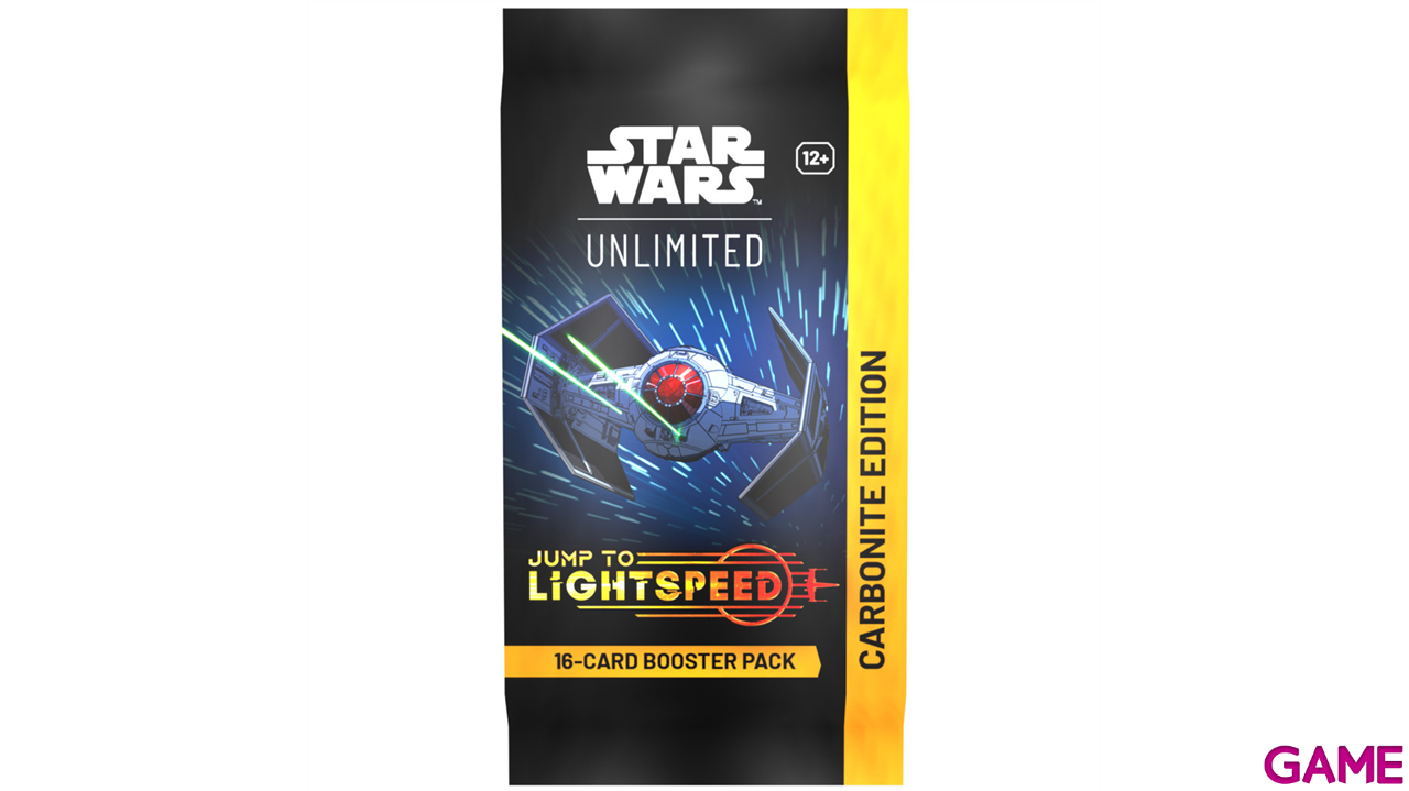 Sobre de cartas Star Wars Unlimited:Jump to Lightspeed Carbonite Edition Boosters-0