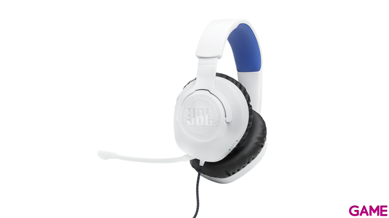 JBL Quantum 100P White Blue PC - PS5 - PS4 - XBOX - Switch - Auriculares Gaming-7
