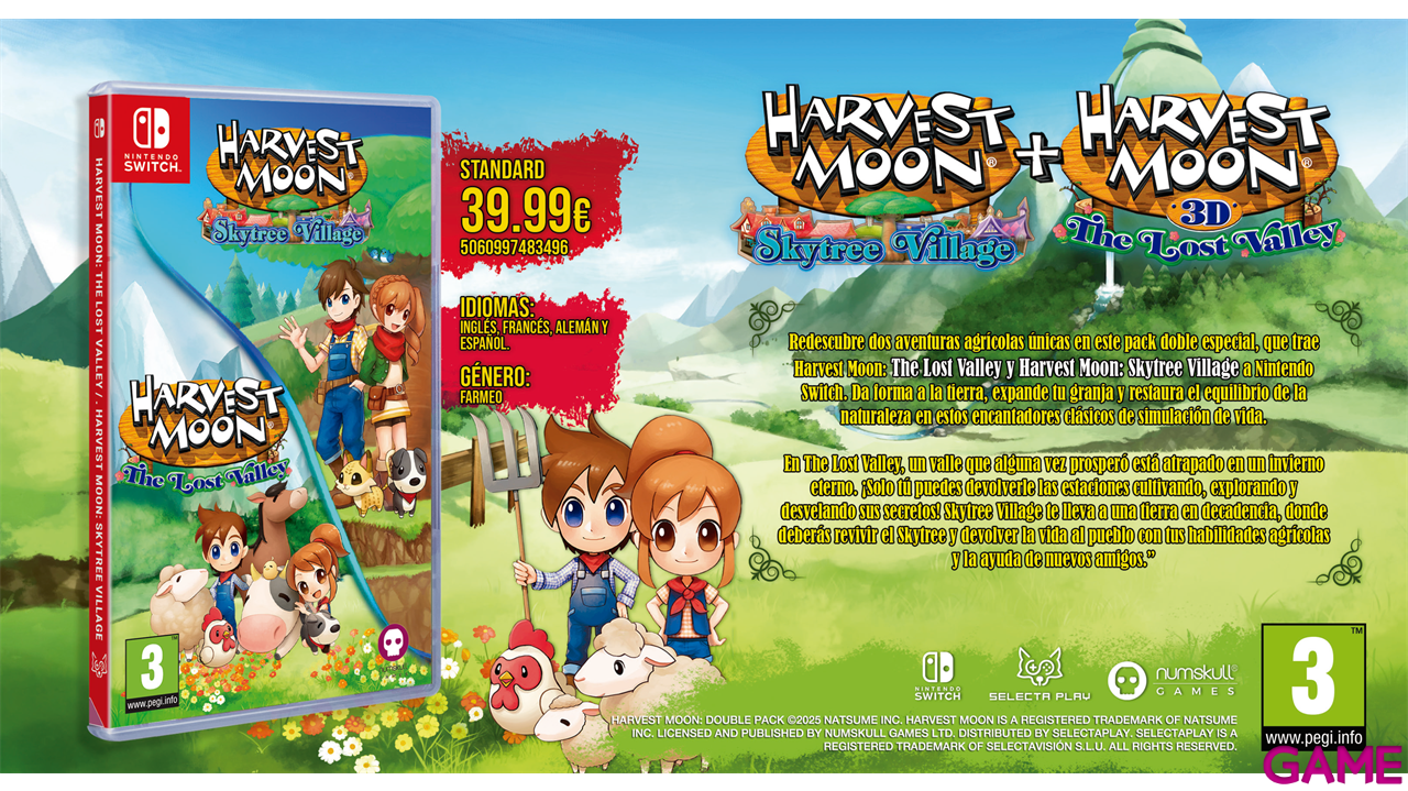 Harvest Moon The Lost Valley & Skytree Village-0
