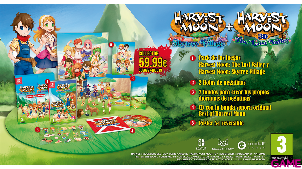 Harvest Moon The Lost Valley & Skytree Village Collector’s Edition-0