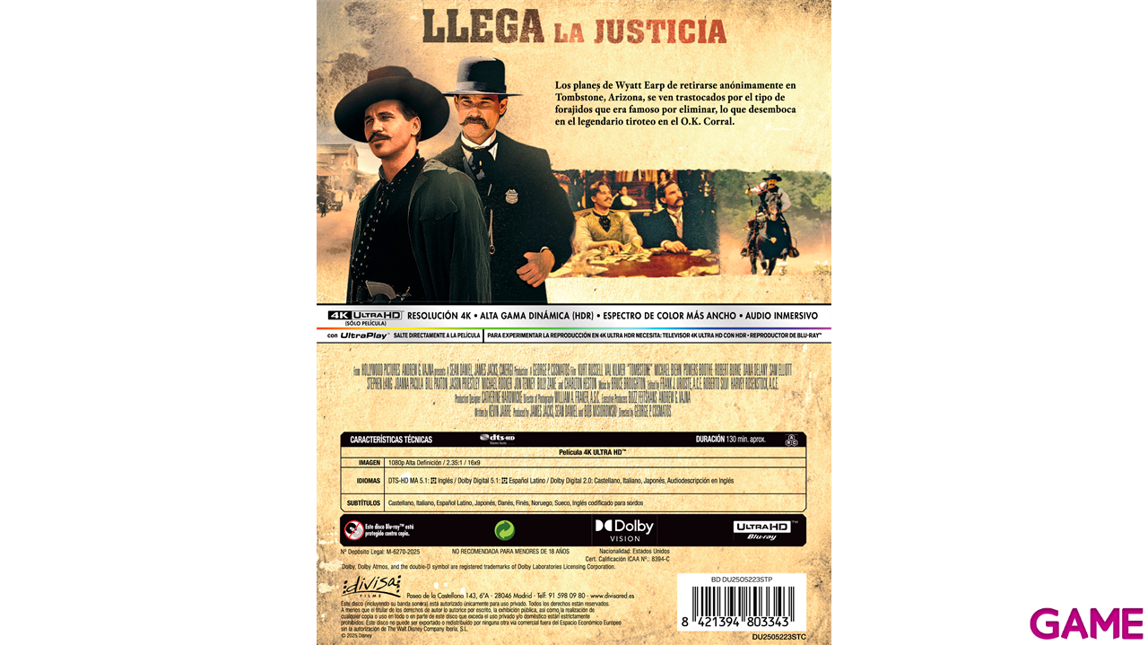 Tombstone 4K Edición Steelbook-0
