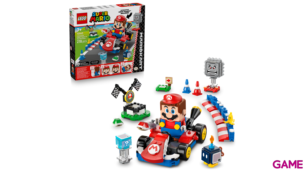 LEGO Super Mario Kart Interactivo y Kart Estándar 72043-0