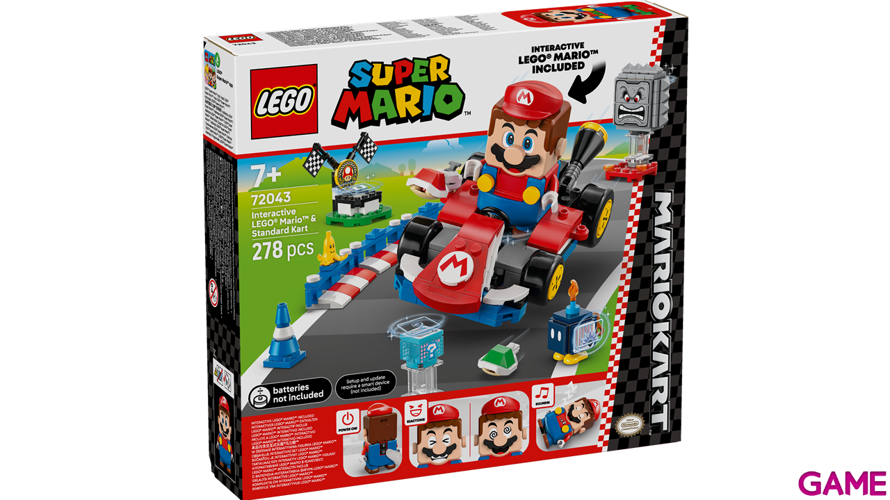LEGO Super Mario Kart Interactivo y Kart Estándar 72043-1