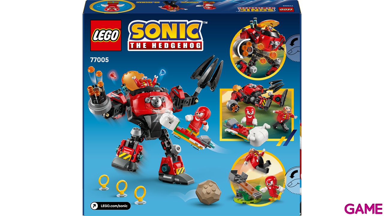LEGO Sonic Knuckles vs. Meca Egg Crusher del Dr. Eggman 77005-0