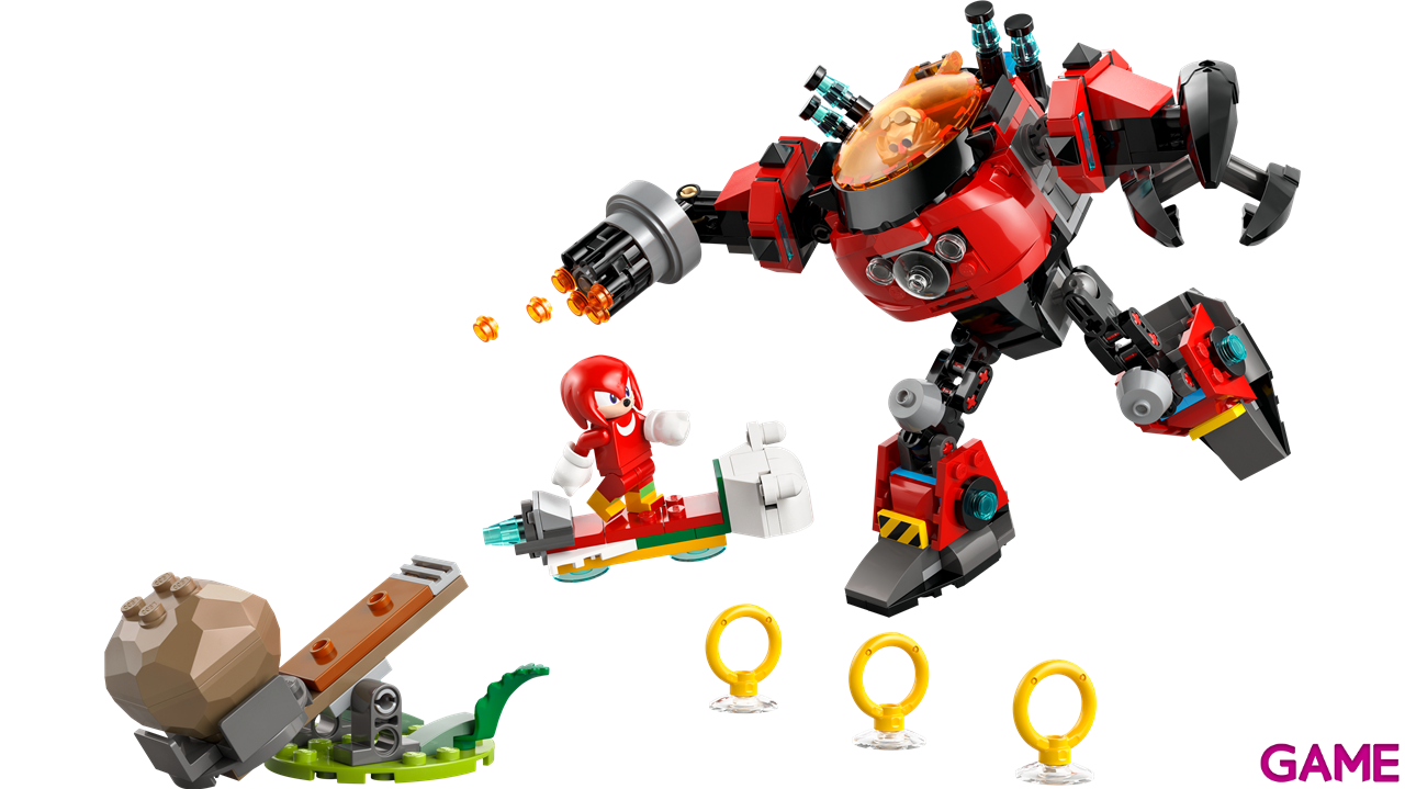 LEGO Sonic Knuckles vs. Meca Egg Crusher del Dr. Eggman 77005-2