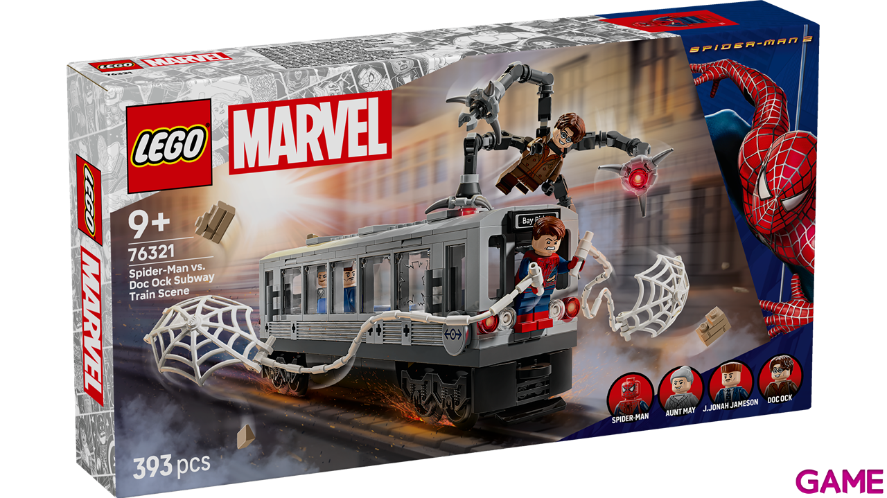 LEGO Super Heroes Marvel Spider-Man Vs. Doc Ock: Escena Del Tren Subterráneo 76321-2