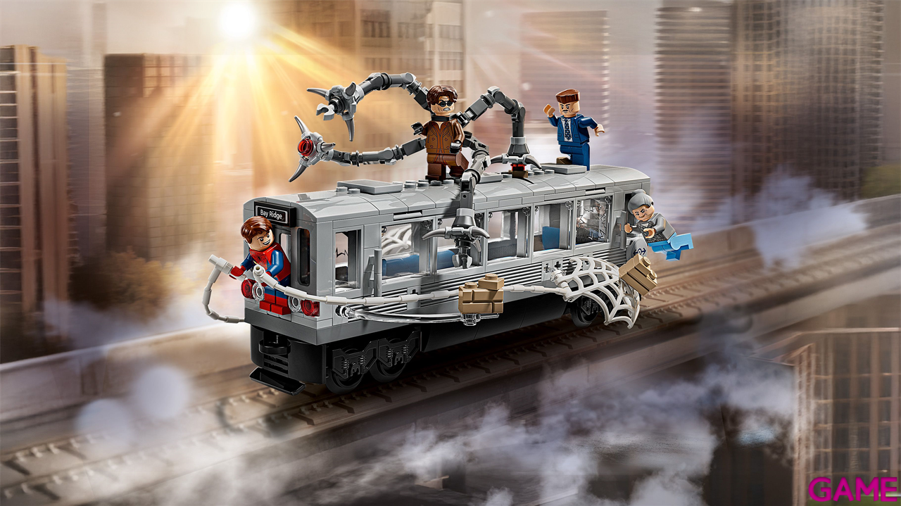 LEGO Super Heroes Marvel Spider-Man Vs. Doc Ock: Escena Del Tren Subterráneo 76321-3