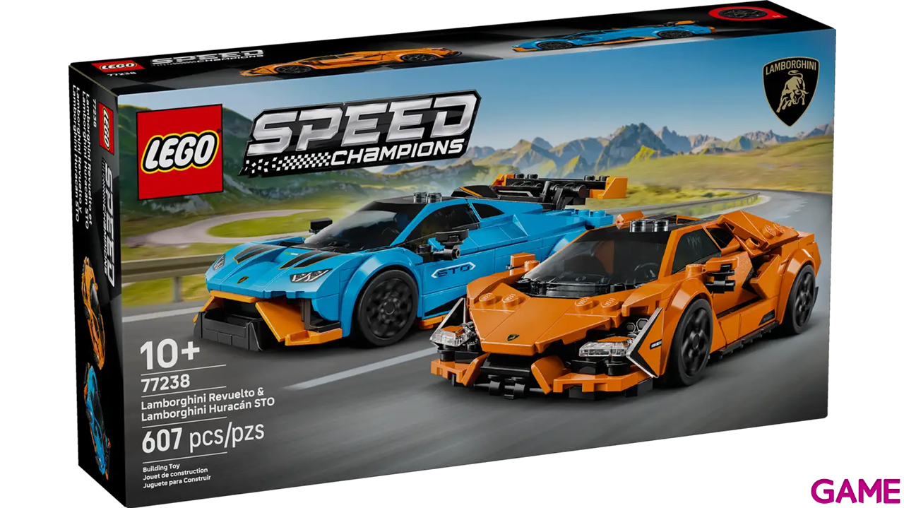 LEGO Speed Champions Lamborghini Revuelto y Huracán STO 77238-0