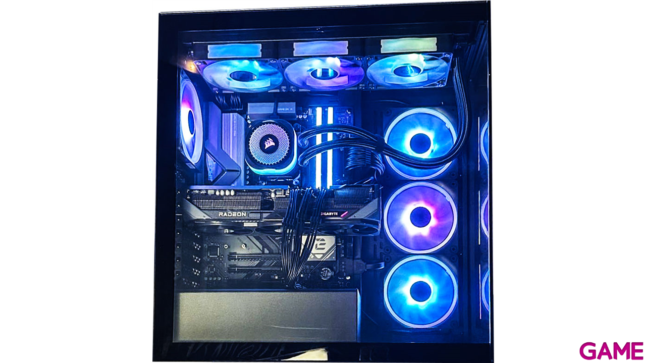 GAMEPC By Corsair iCUE70A Ryzen 7 7800X3D - RX 9070XT - 32GB - 2TB SSD M2 - Ordenador Sobremesa Gaming-2