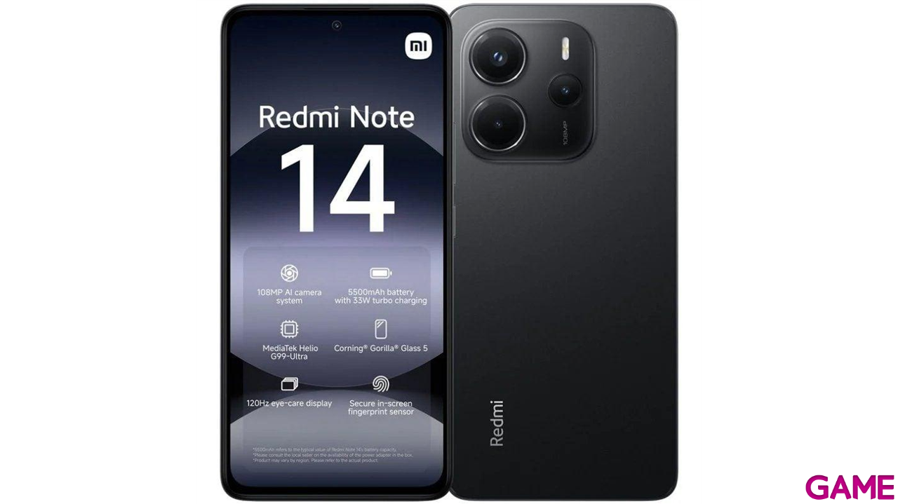Xiaomi Redmi Note 14 6/128 GB Negro-3