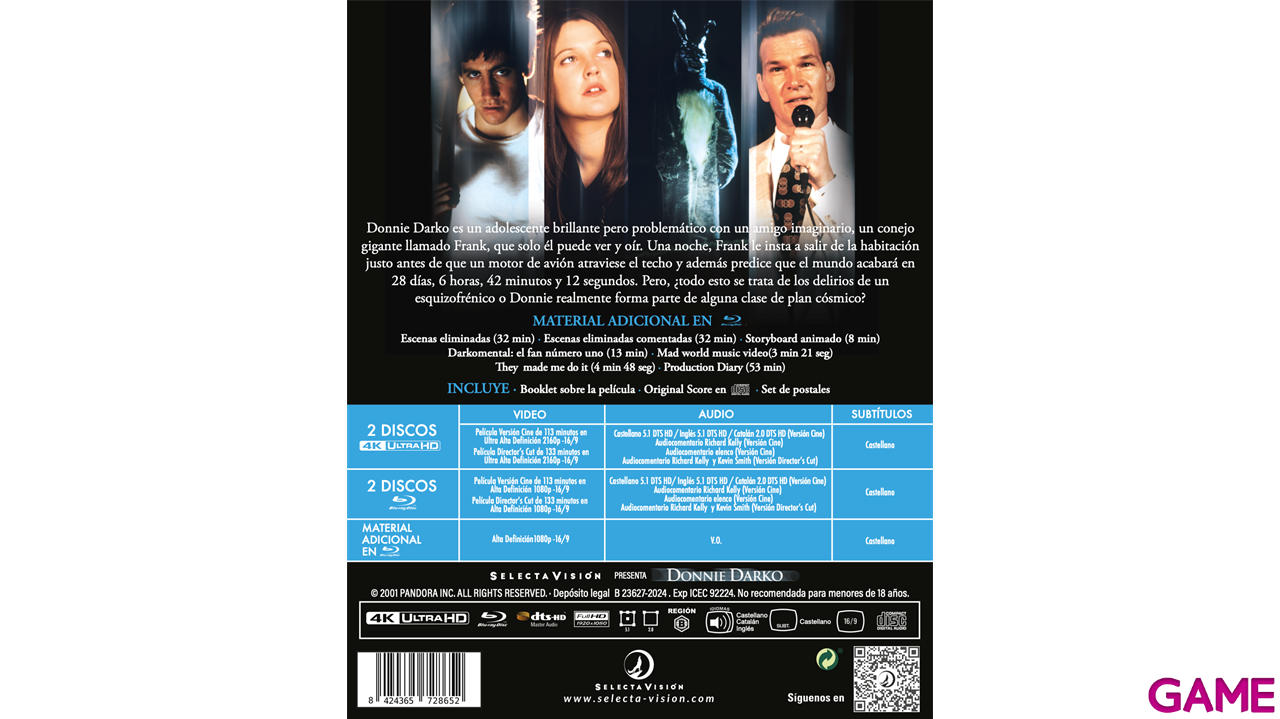 Donnie Darko 4K + BD Edición Coleccionista-1