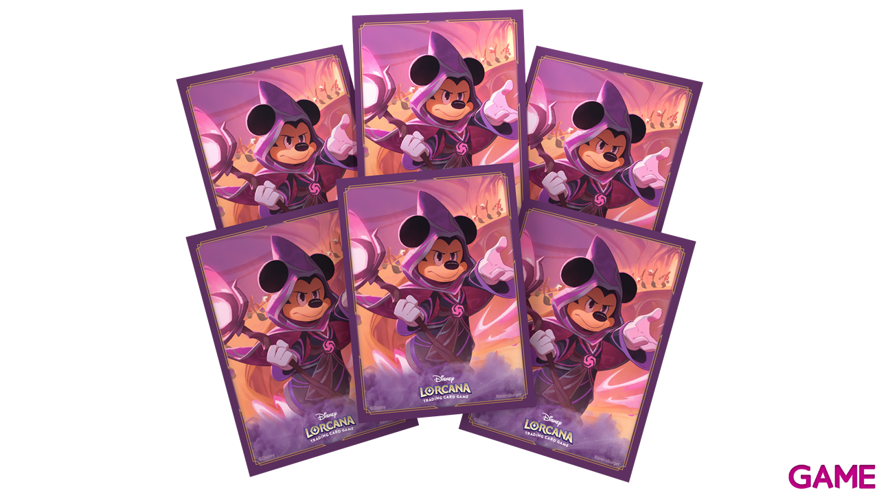 Disney Lorcana: Reign of Jafar Starter Card Sleeves A - Mickey Mouse – Wayward Sorcerer-1