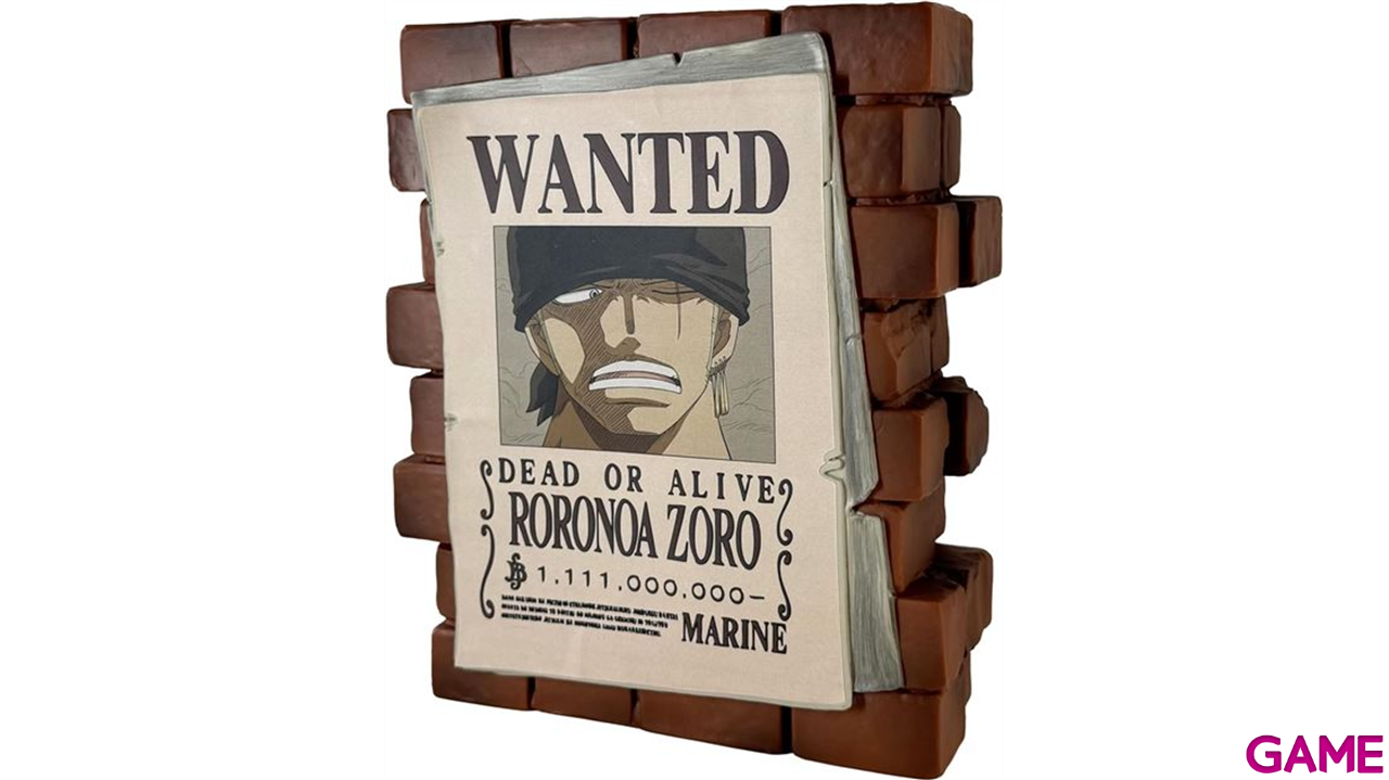 Hucha One Piece Wanted Zoro-0