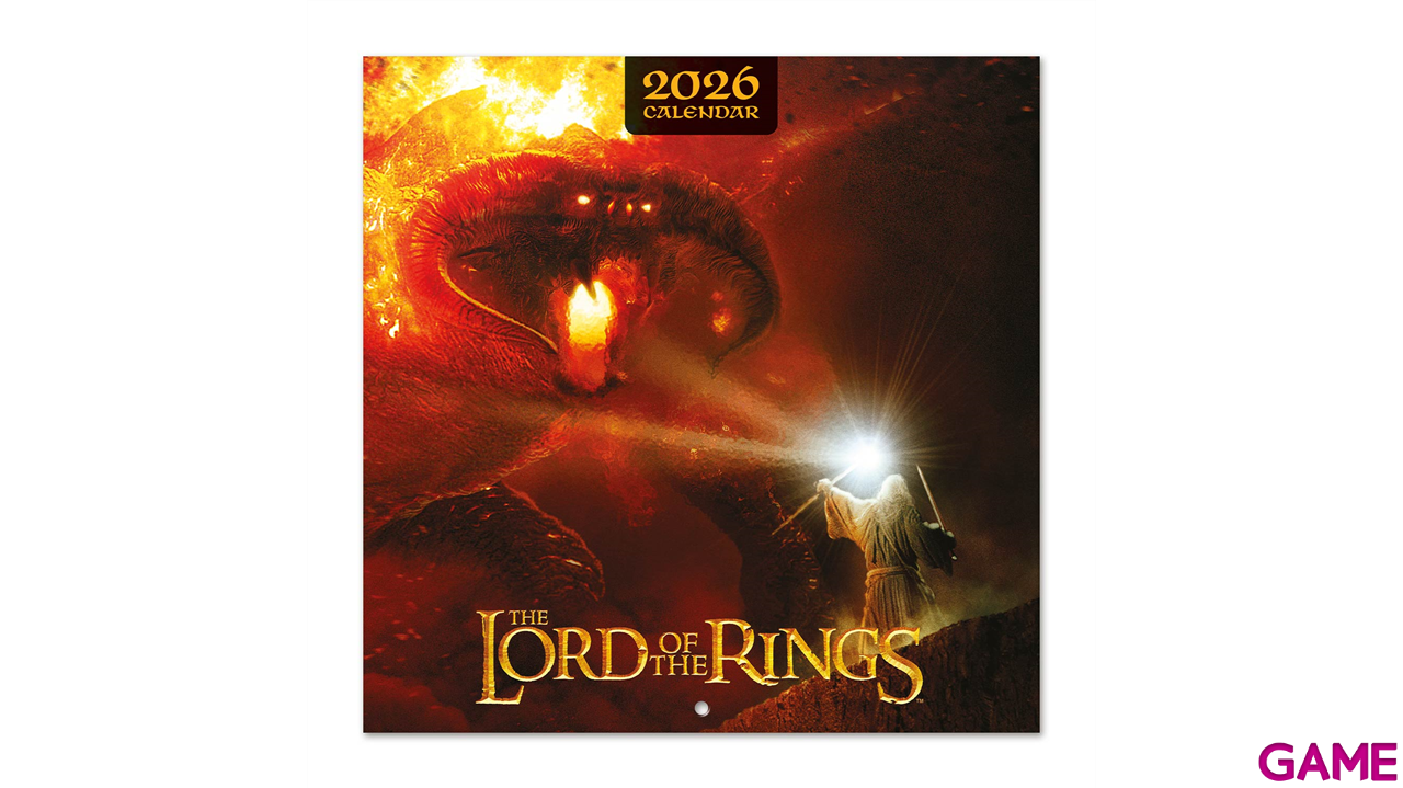 Calendario 2026 El Señor de los anillos 30x30 cm-0