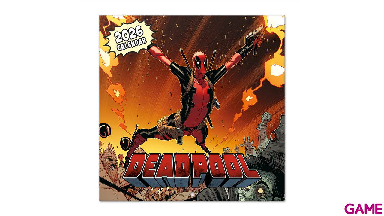 Calendario 2026 Marvel Deadpool 30x30 cm-1