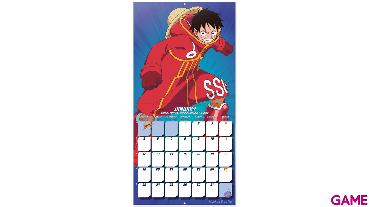 Calendario 2026 One Piece 30x30 cm-0