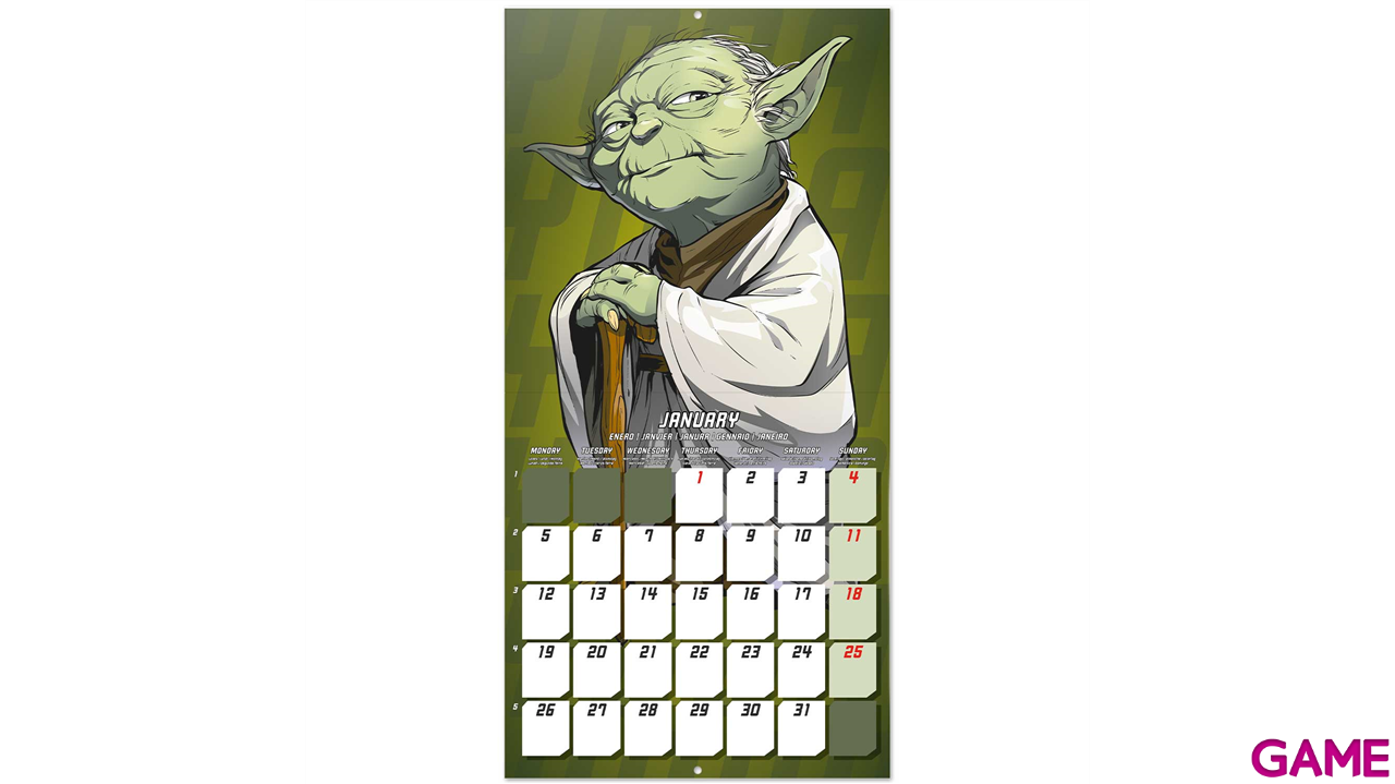 Calendario 2026 Star Wars 30x30 cm-0