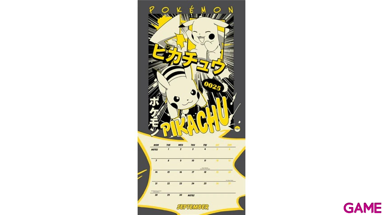 Calendario 2026 Pokemon 30x30 cm-0