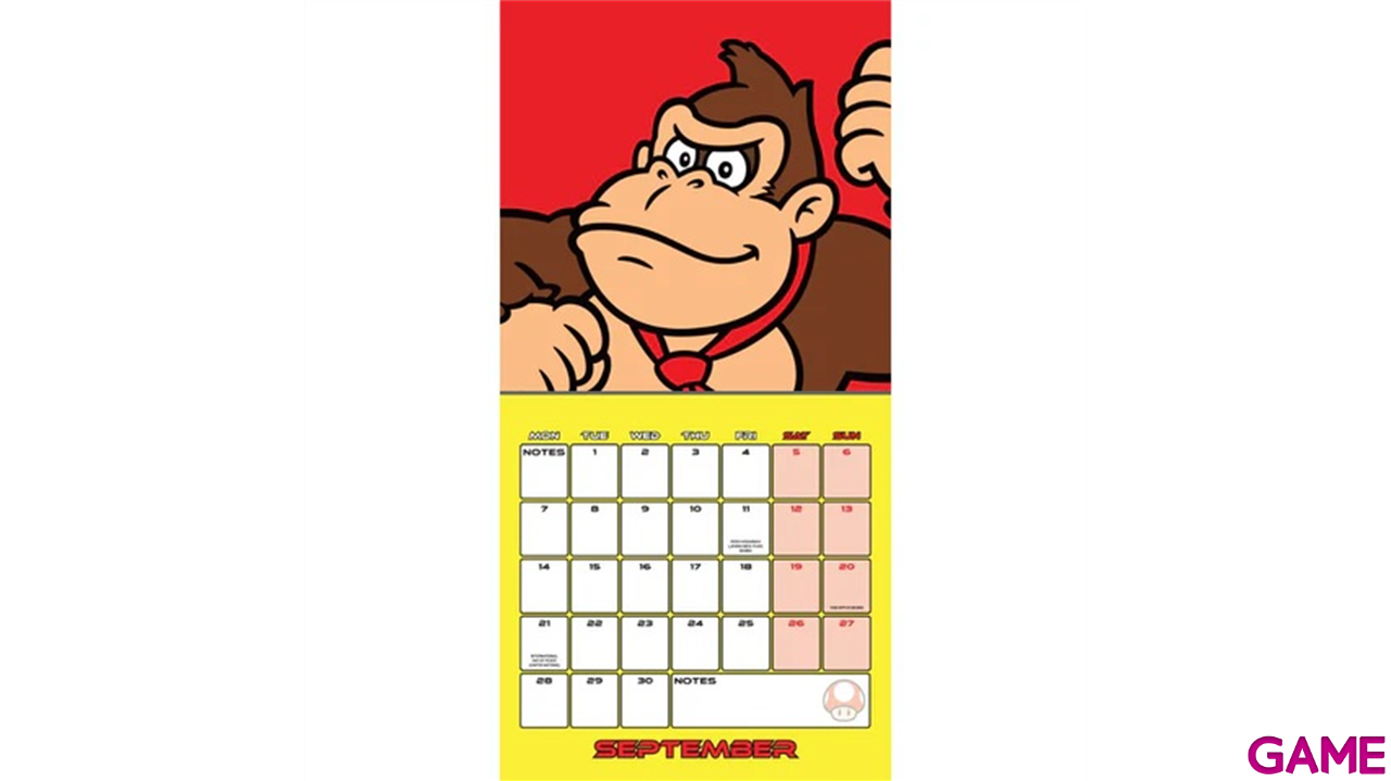 Calendario 2026 Super Mario 30x30 cm-6