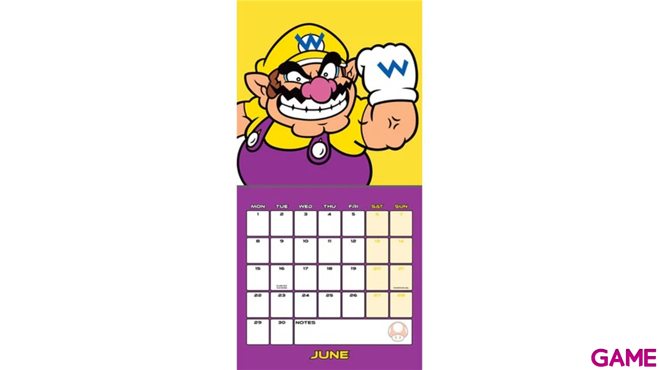 Calendario 2026 Super Mario 30x30 cm-3