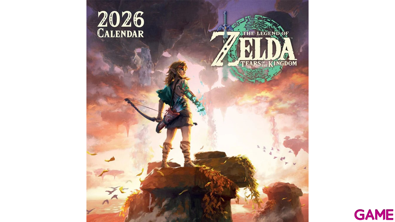 Calendario 2026 The Legend of Zelda 30x30 cm-5