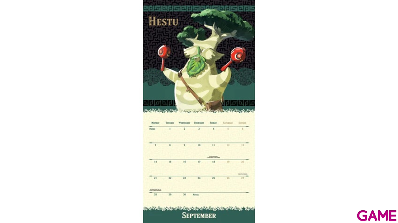 Calendario 2026 The Legend of Zelda 30x30 cm-1