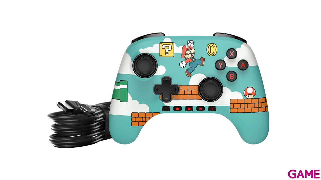 Controller Wired PowerA Advantage Mario Time -Licenciado--1