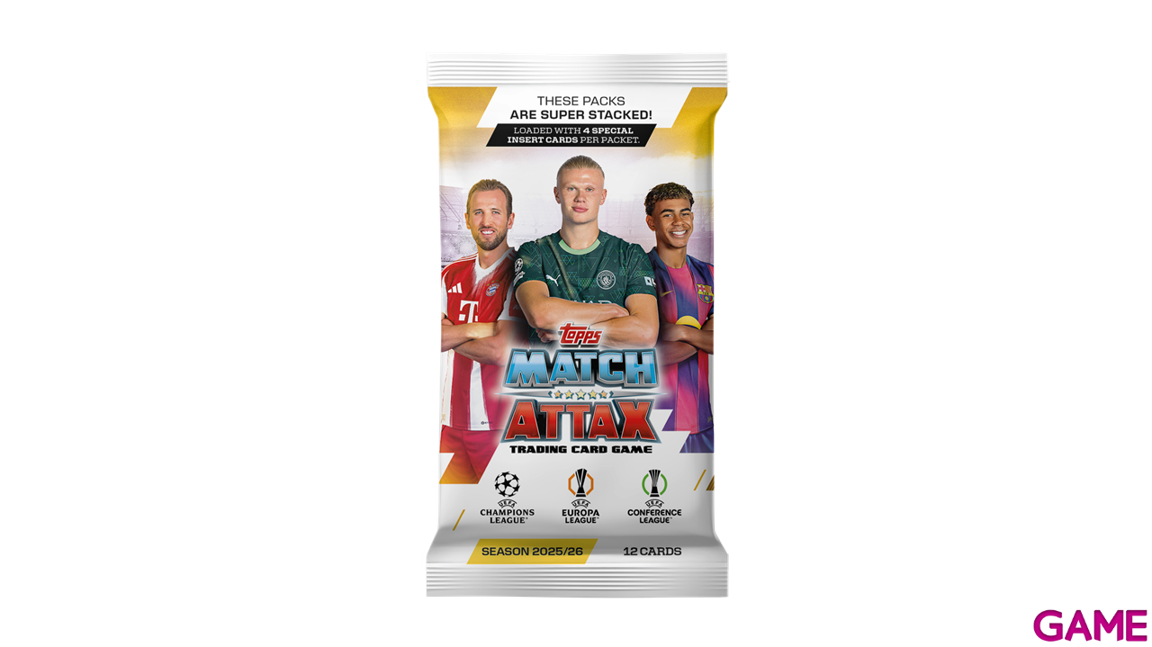 Sobre de cartas Match Attax UCL 2025-26-0