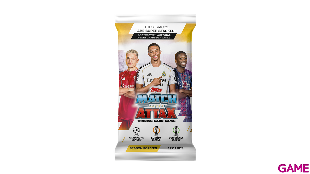 Sobre de cartas Match Attax UCL 2025-26-1