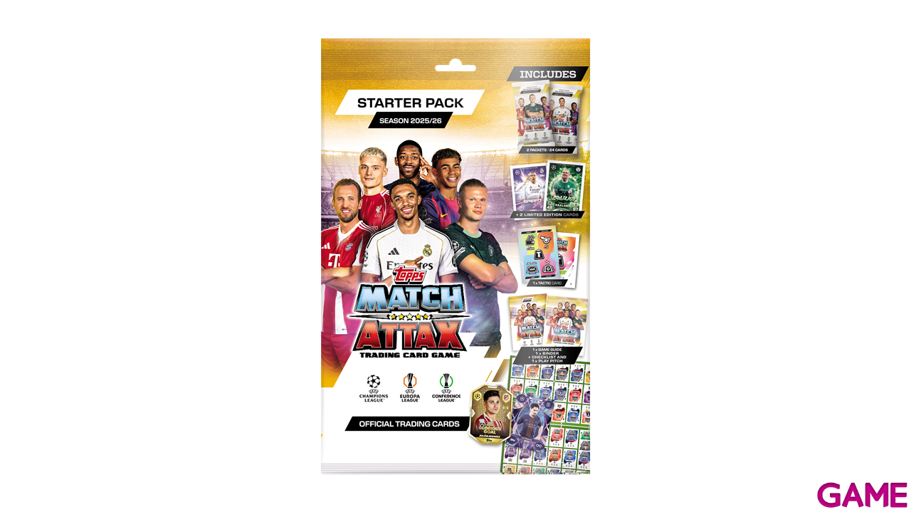 Starter pack de cartas Match Attax UCL 2025-26-0