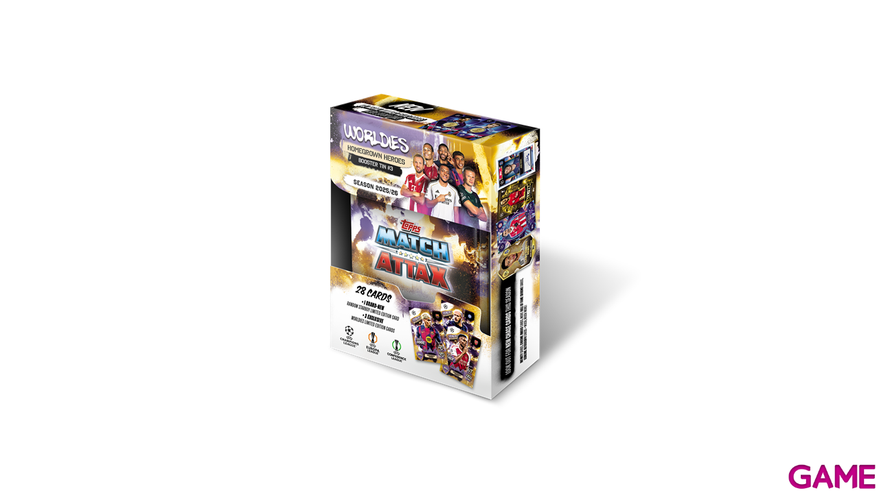 Mini lata de cartas Match Attax UCL 2025-26-1