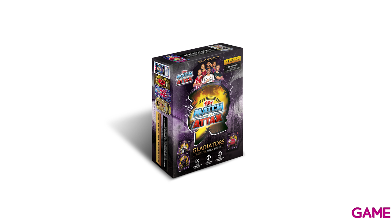Mega lata de cartas Match Attax UCL 2025-26-1