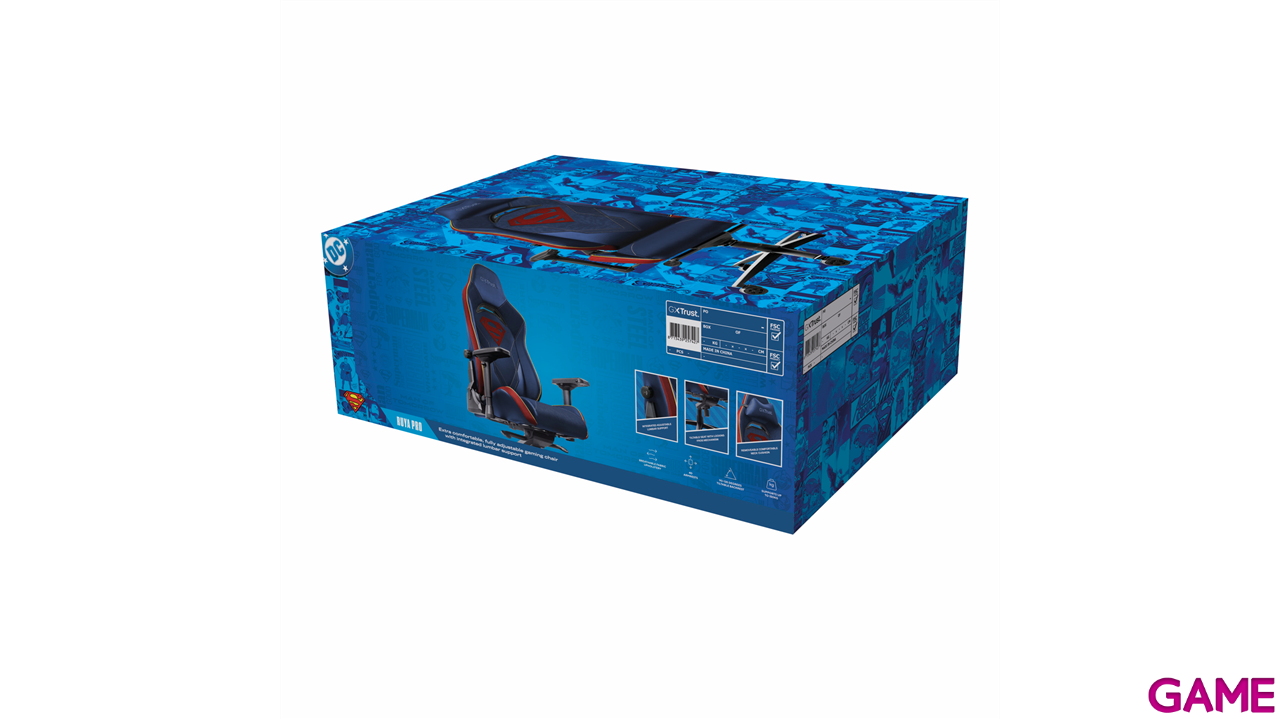 GXT 721 RUYA Pro Superman Edition - Silla Gaming-6