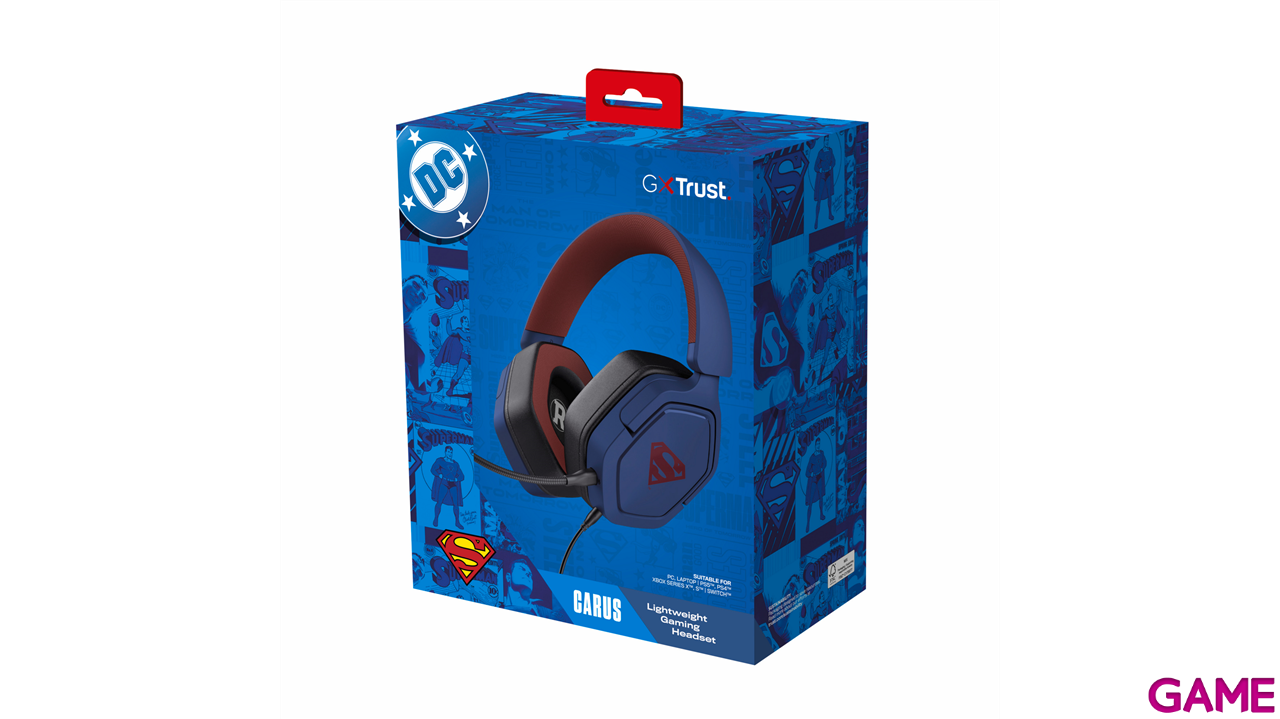 GXT 492 CARUS Superman Edition PC PS5 - PS4 - XBOX - Switch - Auriculares Gaming-6