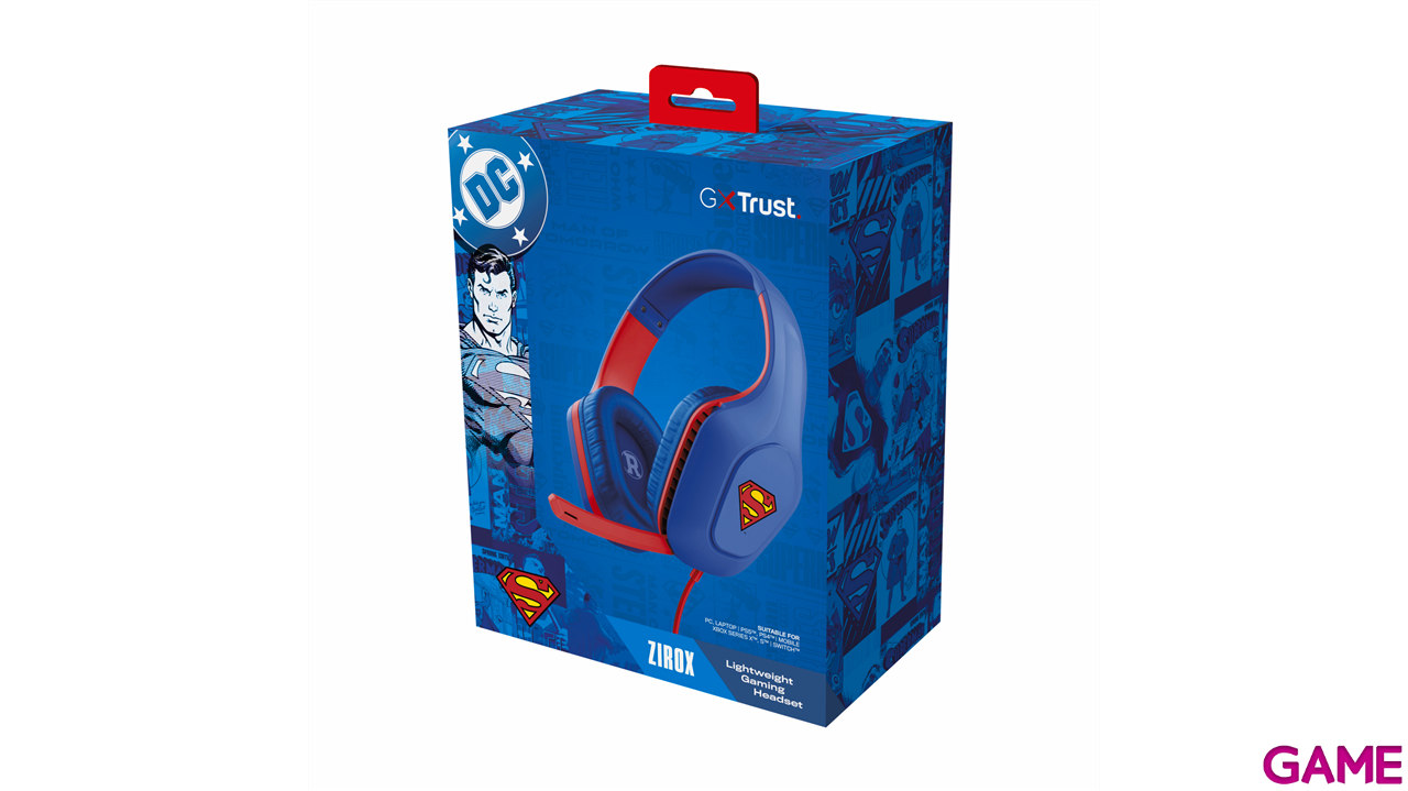 GXT 415 Zirox Superman Edition PC - PS5 - PS4 - XBOX - Switch - Auriculares Gaming-6