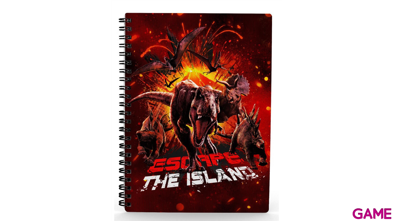 Libreta 3D Jurassic World Escape-1