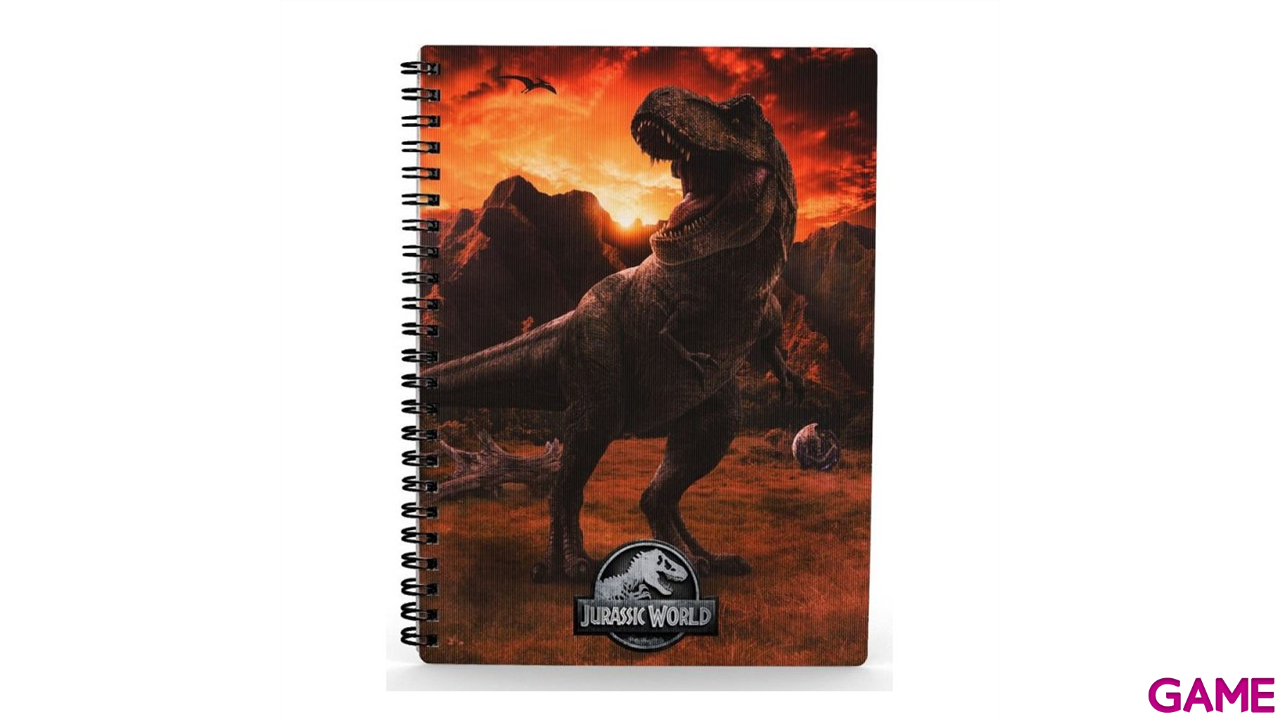 Libreta 3D Jurassic World Into the wild-1
