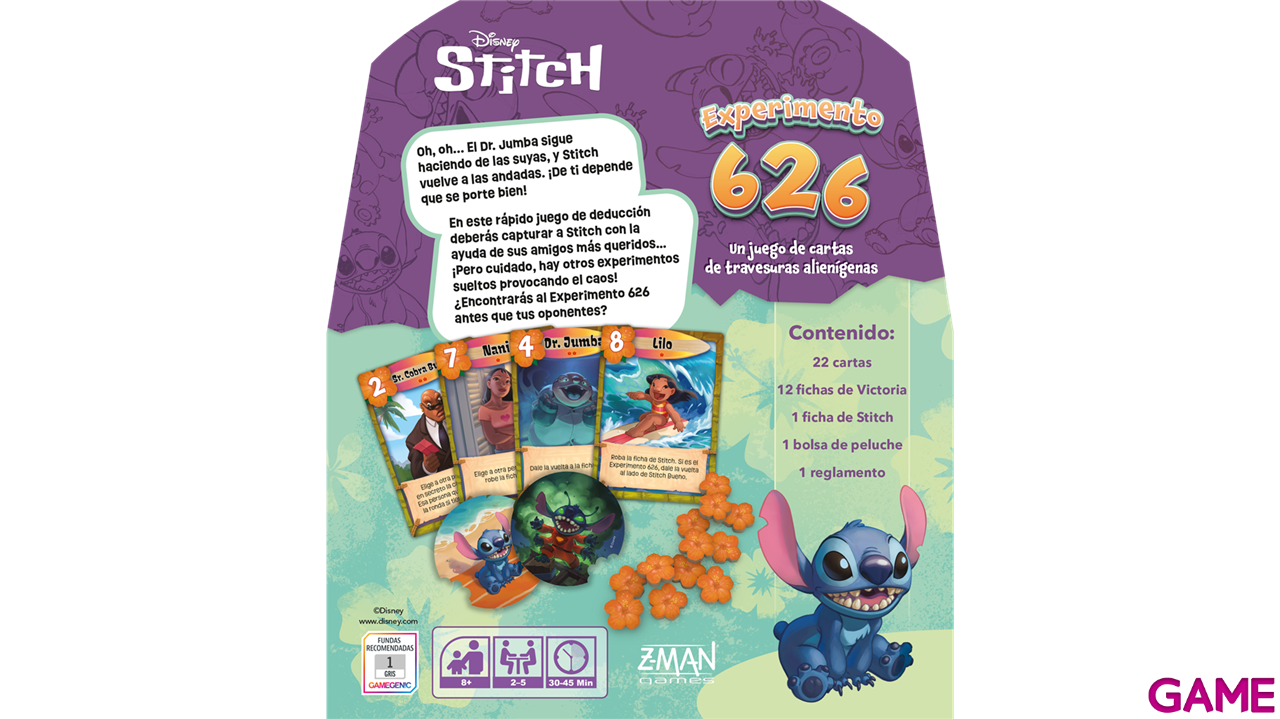 Disney Stitch Experimento 626-0