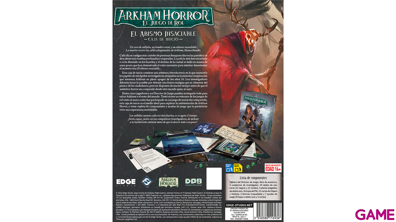 Arkham Horror: el juego de rol Caja de inicio-0