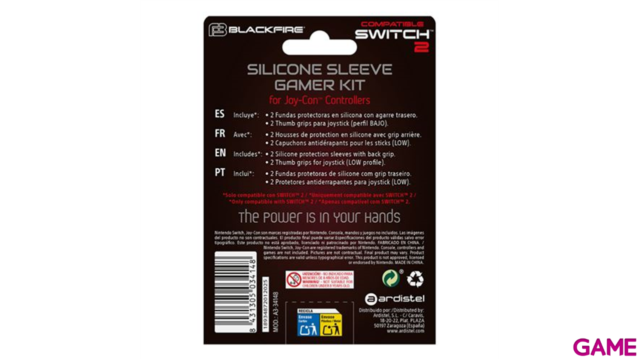 Blackfire Switch2 Silicone Sleeve Gamer Kit-2