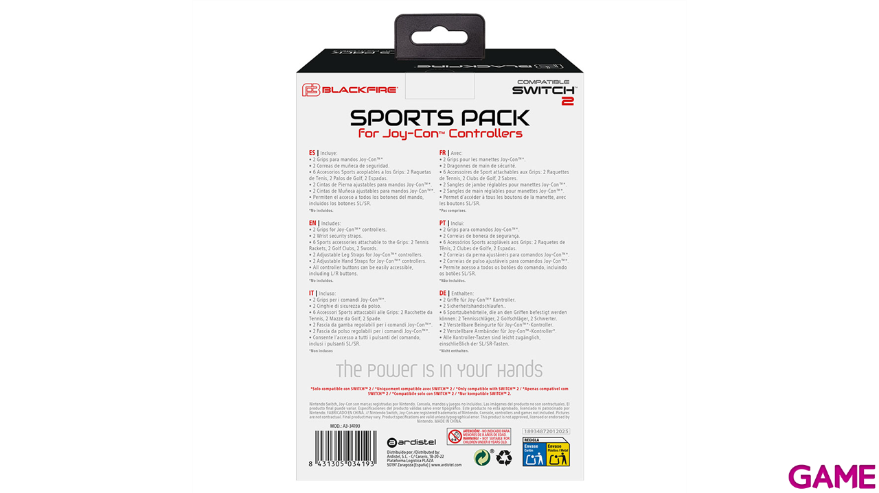 Blackfire Switch2 Pack Deportivo 14 en 1 Joycon2-1
