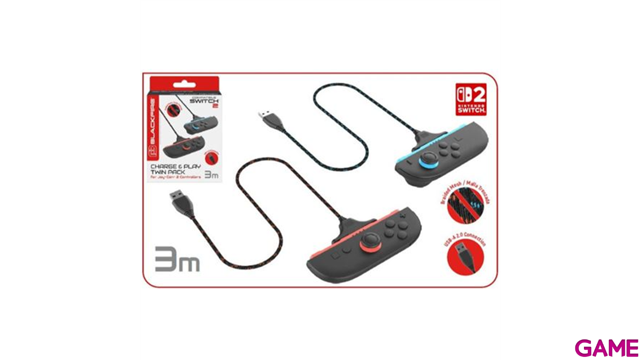 Blackfire Switch 2 Charge And Play Twin Cables Pack.-1