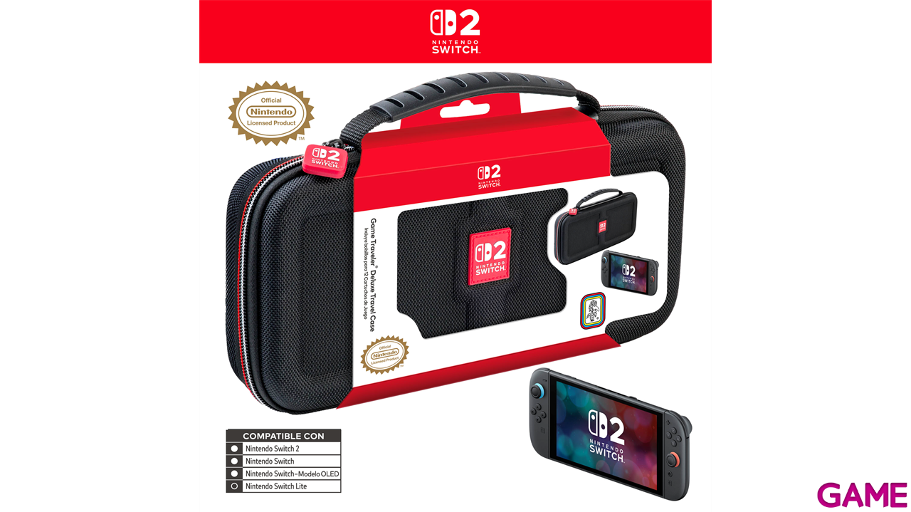 Game Traveler Deluxe Travel Case Ns241 Licencia Oficial-1