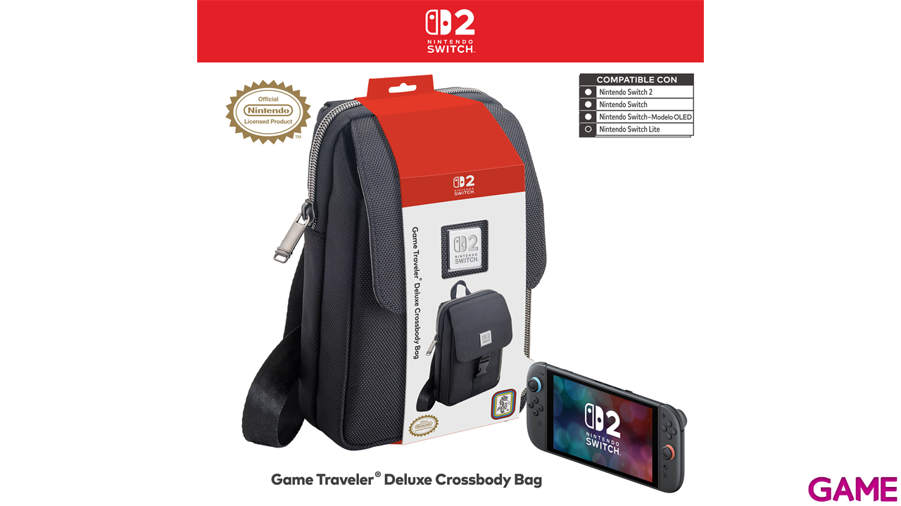 Game Traveler Deluxe Crossbody Bag Mc16 Licencia Oficial-1