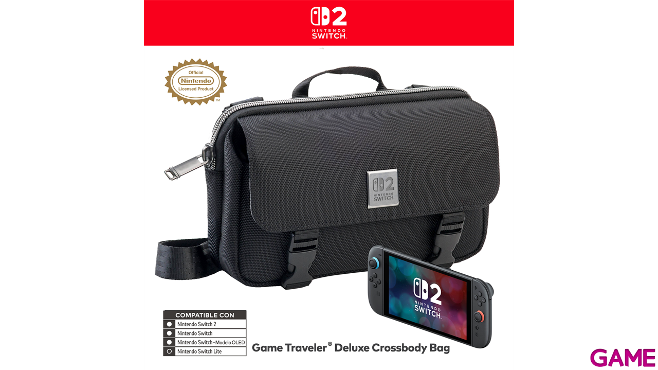 Game Traveler Deluxe Crossbody Bag Mc17 Licencia Oficial-0