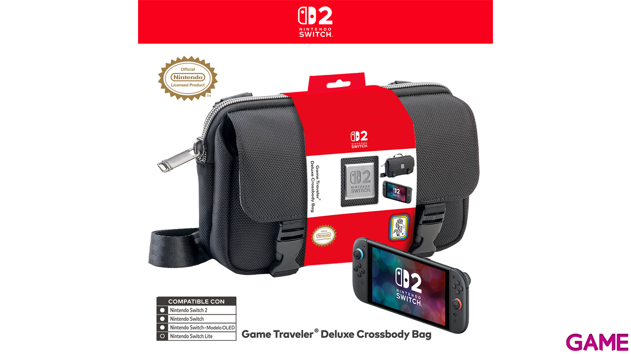 Game Traveler Deluxe Crossbody Bag Mc17 Licencia Oficial-1