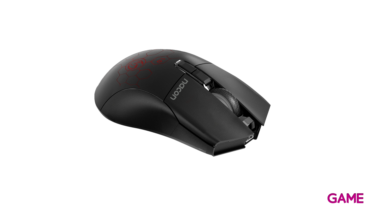 Nacon PCGM-190 Inalambrico Negro - Raton Gaming-0
